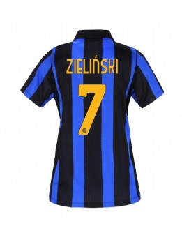 Ženski Nogometna dresi replika Inter Milan Piotr Zielinski #7 Domači 2026-27 Kratek rokav Ženski Nogometna dresi replika Inter Milan Piotr Zielinski #7 Domači 2026-27 Kratek rokav